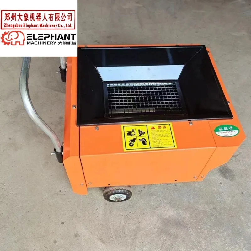 Customized Portable Electric Screw Mortar Pump Mobile Secondary Structure Concrete Pump For Construction