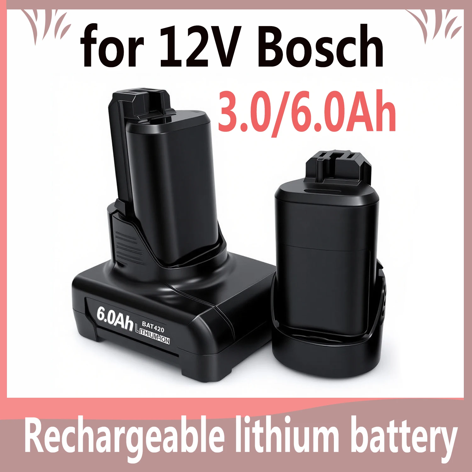 

12V Lithium Rechargeable Batteries for bosch 12-Volt Max Tools, All 12V MAX Pod Battery Style for power tool,garden tool