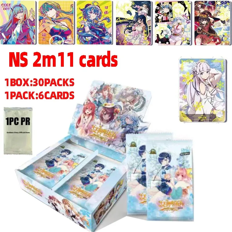 2023 Newest Goddess Story Ns2m11 Card Full Set Girl Party Swimsuit Bikini Feast Booster Boxs Waifu Cards Hobbies Gift