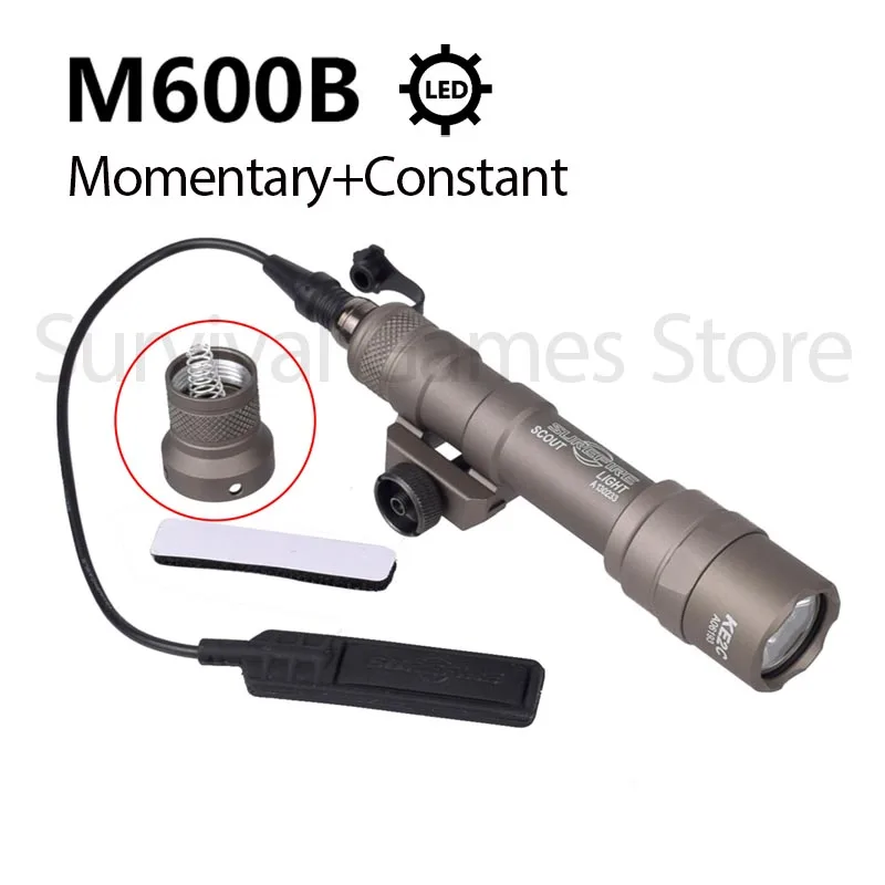 Taktisches Gewehr Red Dot Laser Green Dot Laser Sight 532nm Umfang SureFire M600B M300 M300B M300C Airsoft Waffen Taschenlampe Jagd Scout Fackel Druckschalter Picatinny und Montage Jagd Riflescope 20 – Detail 14