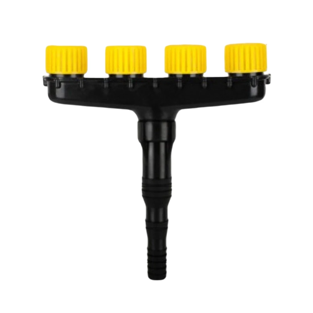 Garden Sprinkler Nozzle with Multiple Rotatable Heads and Adjustable Flow Settings for Effective Water Management