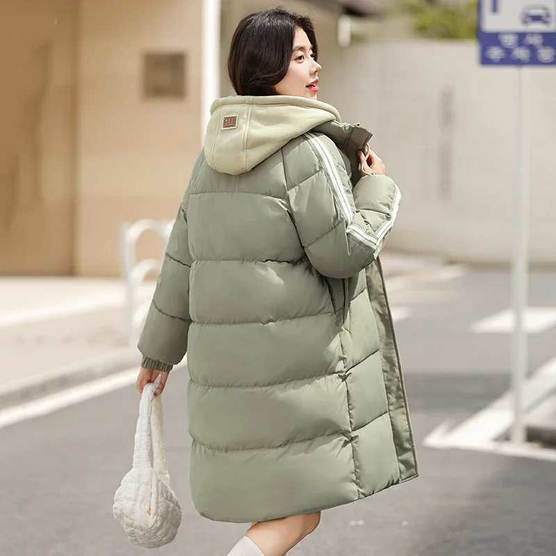 Down Cotton Jacket Women Loose Winter Thick Coat 2024 New  Clothing Ladies Parka Women Warm Coat Female Windproof Parkas Outwear