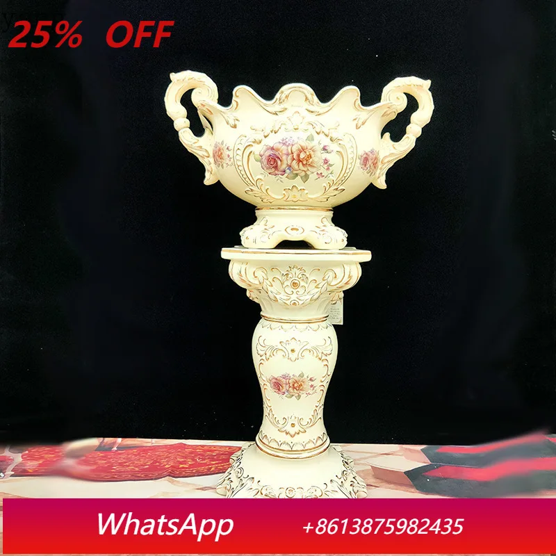 

CX living room Roman column ceramic vase ornament home decoration