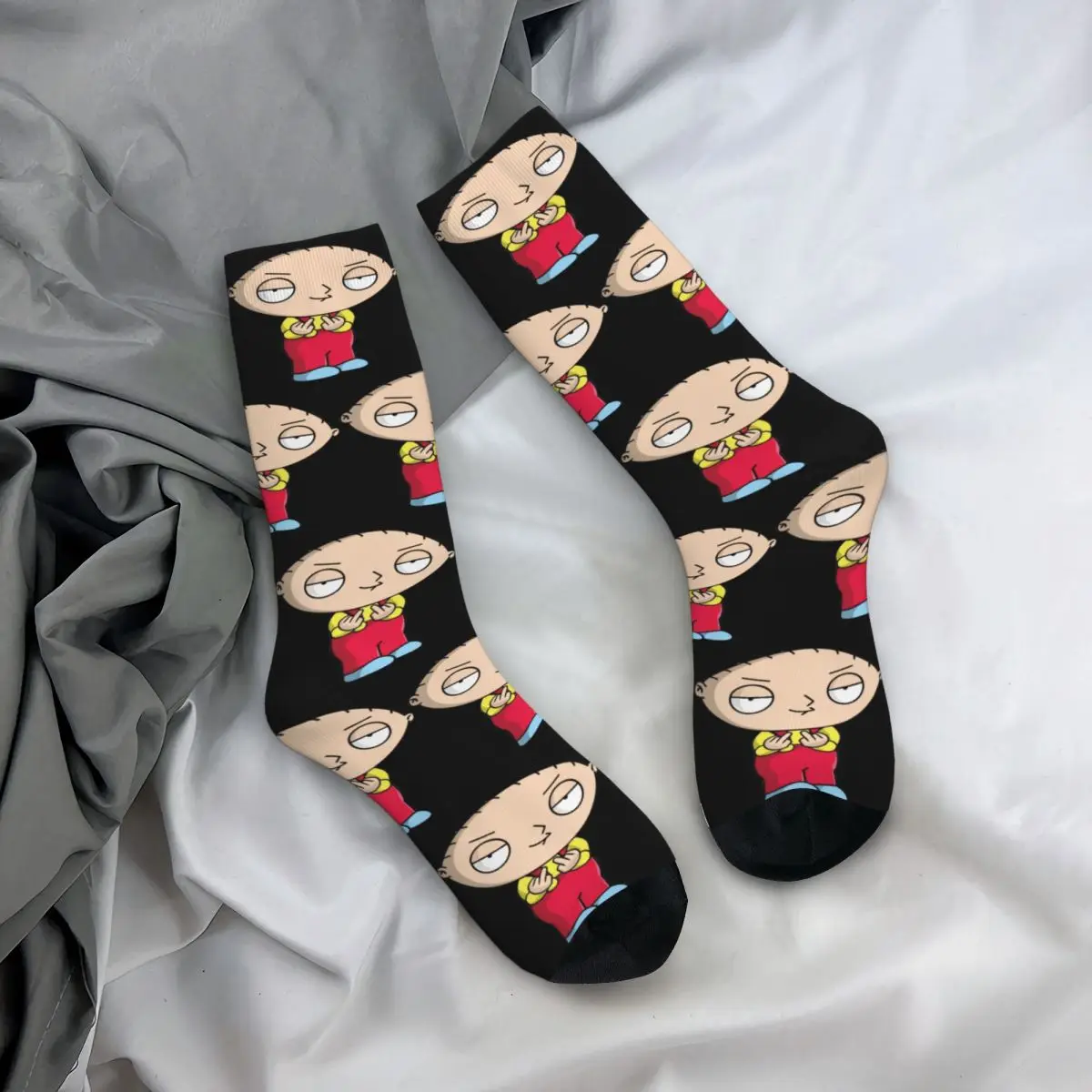 Family Guy Stewie Men Women Socks Windproof Novelty Spring Summer Autumn Winter Stockings Gift