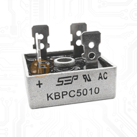5pcs/lot KBPC5010 KBPC1010 KBPC1510 KBPC2510 KBPC3510 KBPC5010 KBPC Bridge Rectifier Diode for Power Supplies