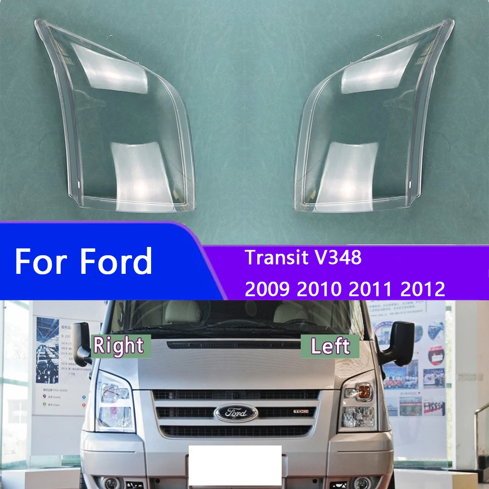 

Headlamp Cover Transparent Lampshade For Ford Transit V348 2009 2010 2011 2012 Headlight Shell Mask Lens Plexiglass