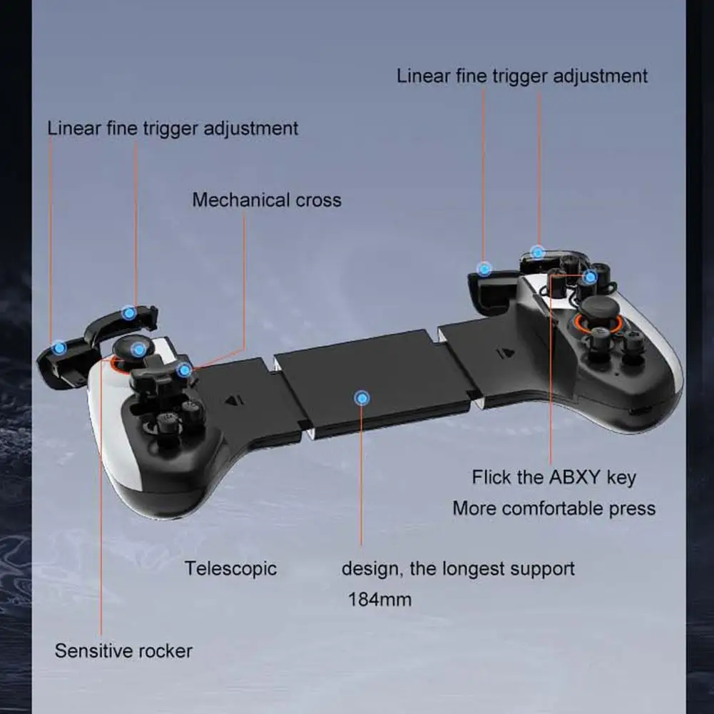 Mobile Phone Telescopic Game Handle Semiconductor Heat Dissipation Design For Android/iOS/Switch Bluetooth Game Controller T7A6