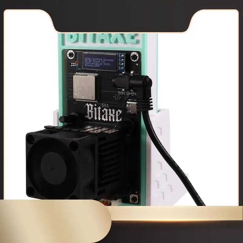 

Bitaxe Gamma 601 Solo Miner 1.2TH/S 18-22W BM1370 Asic From Antminer S21 Pro BTC Crypto Miner Upgrade Stand EU PLUG-N36R