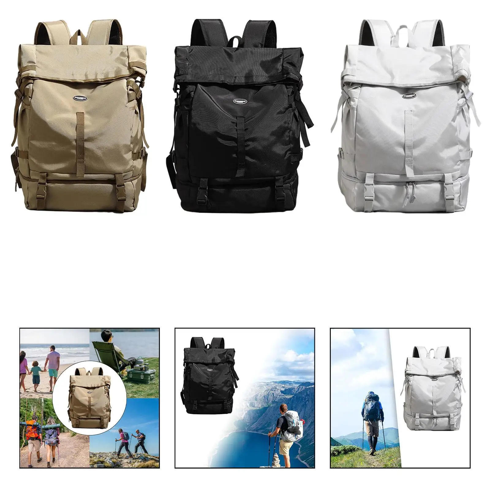 Travel Backpack with Adjustable Straps Versatile Carry on Backpack Casual Daypack for Touring Weekend Trekking Hiking Work