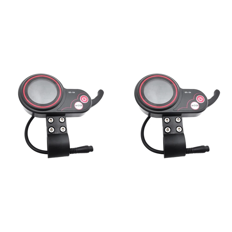 2X QS-S4 72V Thumb Throttle LCD Display Meter Only For Zero 11X Electric Scooter 6PIN Display Accessories