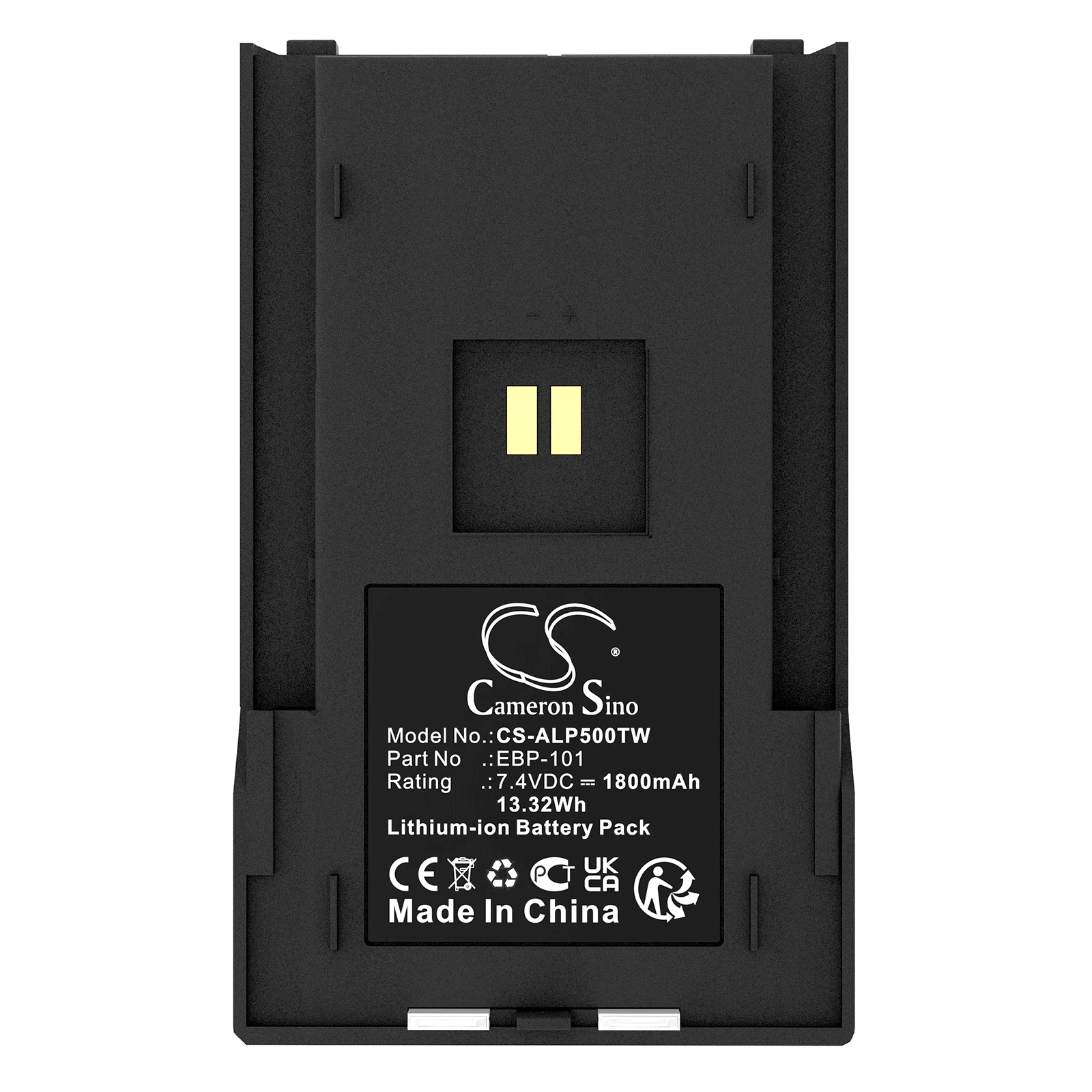 CameronSino Two-Way Radio Battery EBP-101 ForAlinco DJ-VX50HE  DJ-VX50T  DJ-VX46  DJ-VX10  DJ-W18  DJ-PAX4  DJ-VX50  DJ-W58