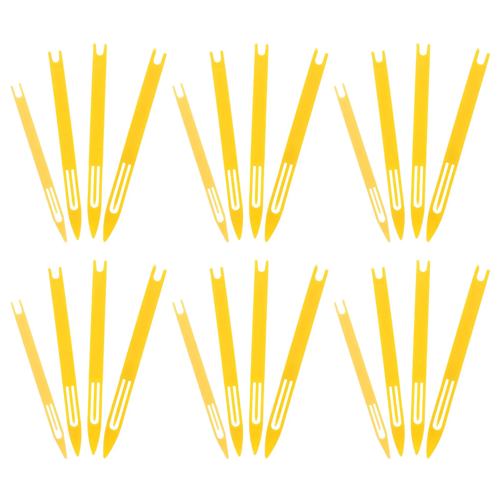 

24Pcs Net Repair Supplies Kit Efficient Mending Needle Shuttles for Continuous Fishing Operations Net Repair Shuttle