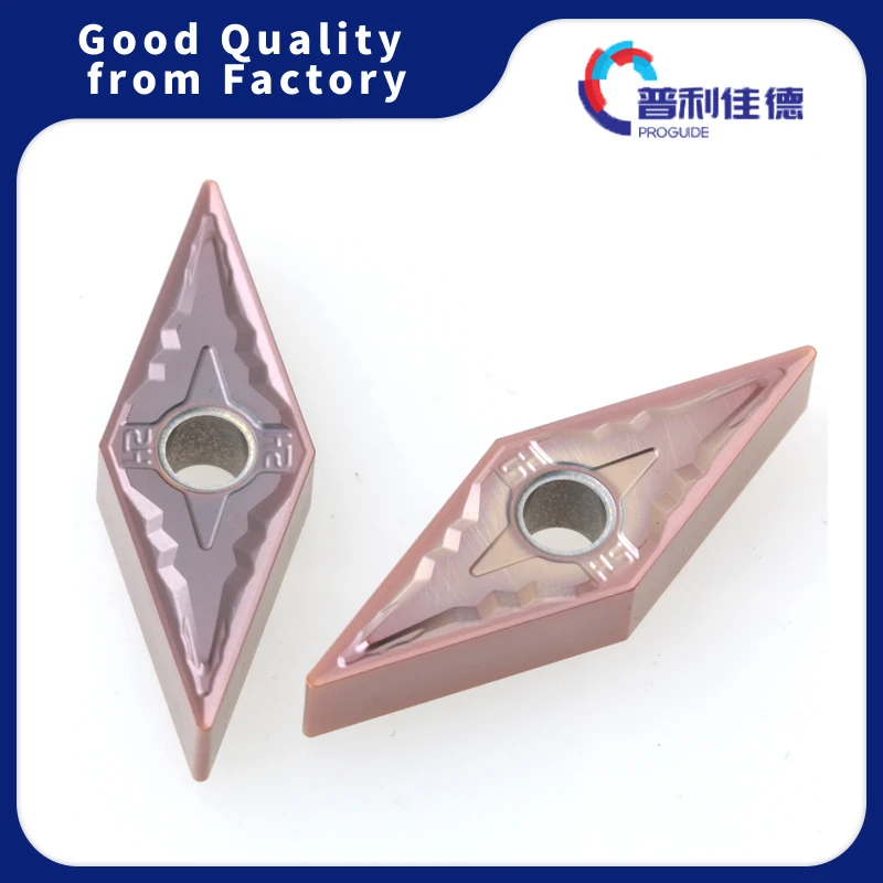 PROGUIDE VNMG160404 VNMG160408 HS CG5050 MC800 Turning Tool Holder Inserts CNC Lathe Cutter Cutting Carbide Blades