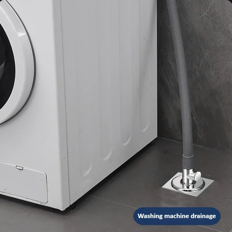 yesDrainage Pipe Check Valve Floor Drain Joint Washing Machine Three-way Drain Diversion Specific Odor Device Anti Backflow