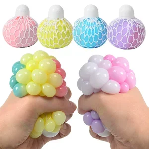 Collectible Popular Mystery Box Squish Collection, 1 Random Rare Glitter Squeeze Decompression Toy, Cat Bear Paw Jellyfish Egg Themed Squishies for Hobby Collectors view 5