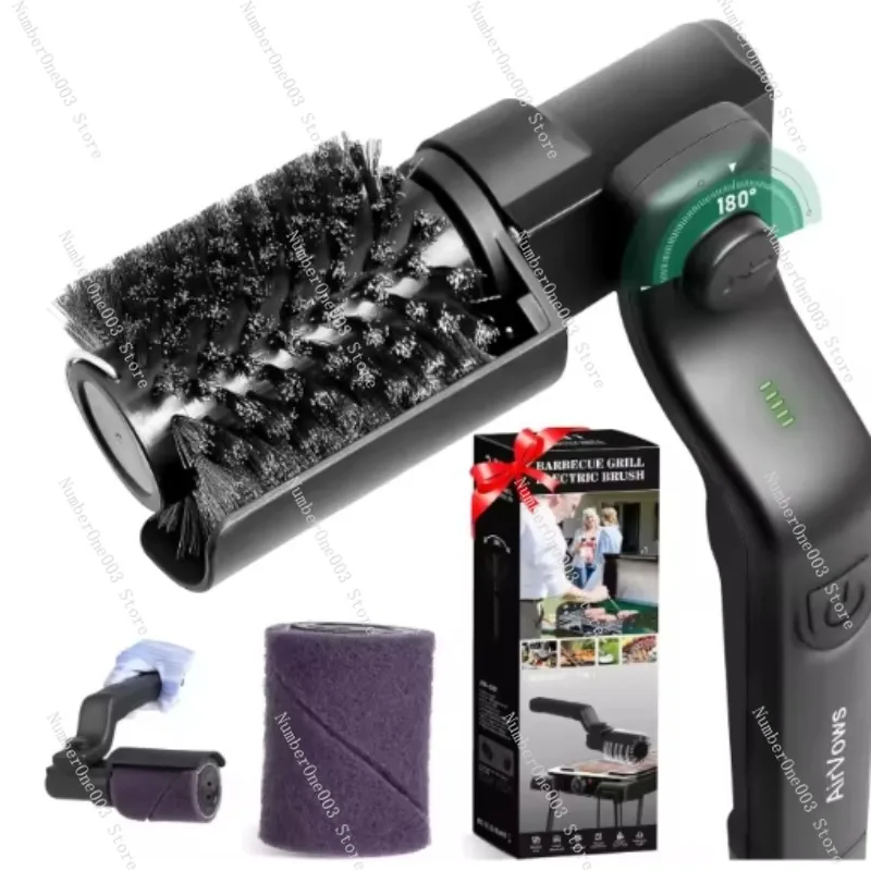 Electric Grill Brush For Cleaning Heavy - Oil Stains On Grill Grates