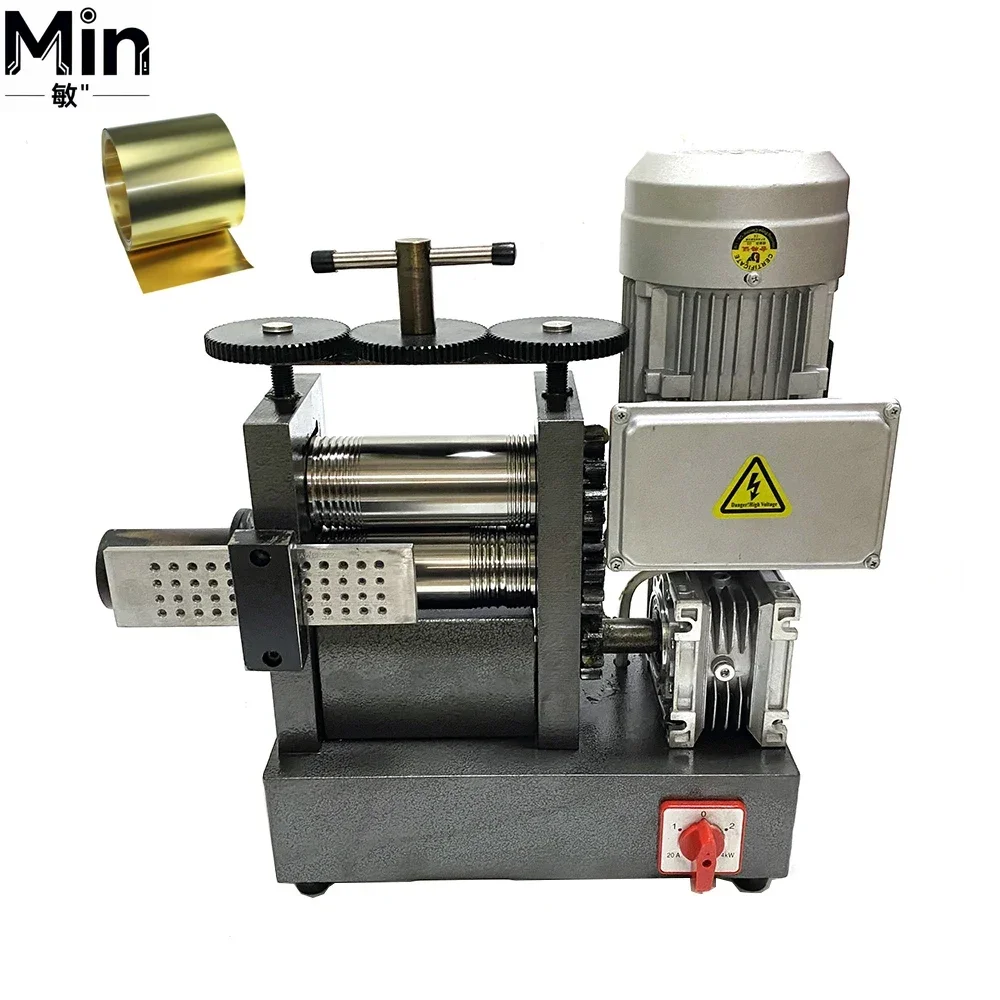 Brand New 160x70mm Jewelry Rolling Mill 1HP Gold Silver Rolling Machine with Draw Plate Hot Sale
