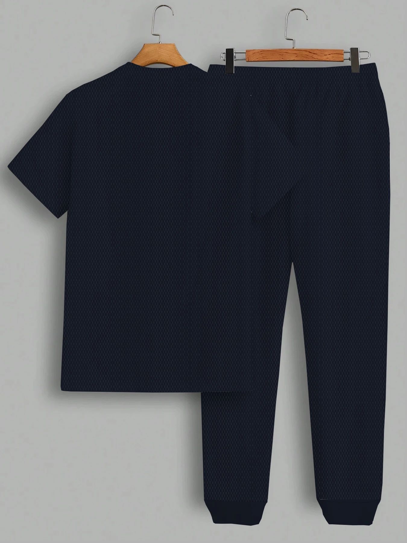 Весенне-осенние мужские брюки с длинным рукавом, комплект из 2 предметов, мужской комплект с красным и синим полосатым принтом, повседневная модная мужская футболка с длинным рукавом