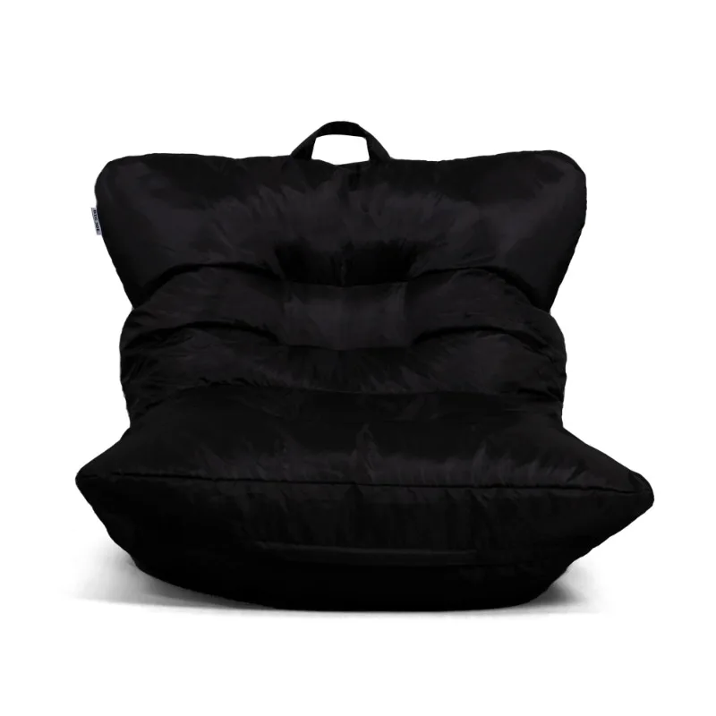 

Roma Adult Bean Bag Chair, Black Smartmax, Durable Polyester Nylon Blend, 3 feet