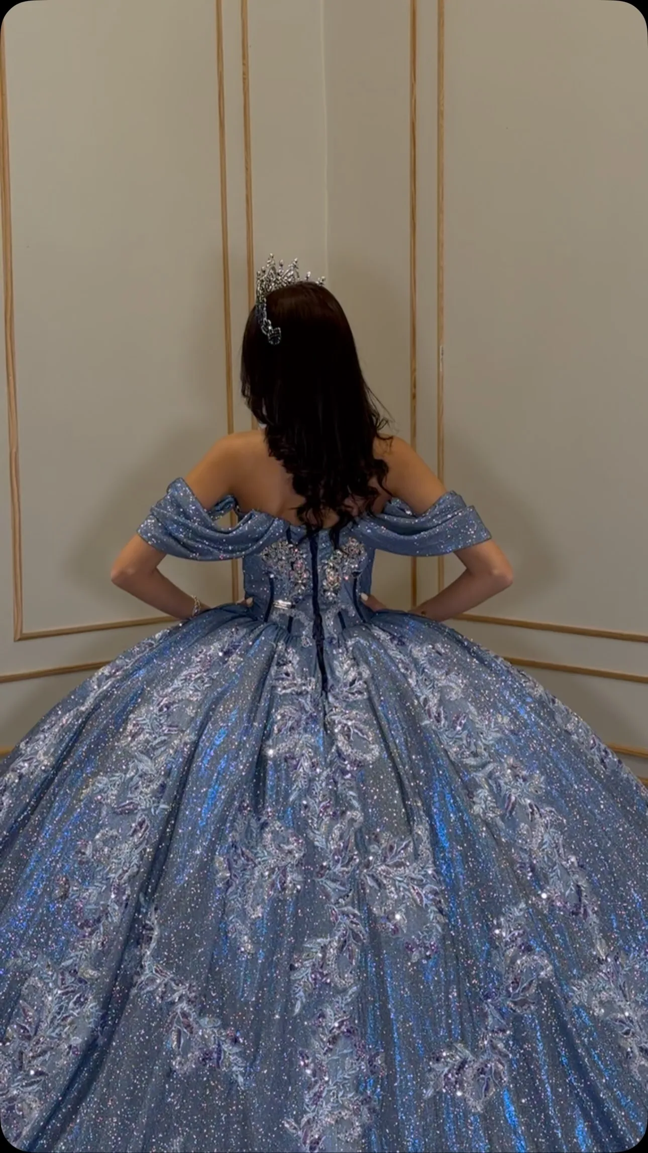 فستان FURSTENBERG اللامع Quinceeneara للشباب على شكل قلب بدون أكتاف فساتين رسمية فستان حفل فيستدو دي 15 مخصص #3