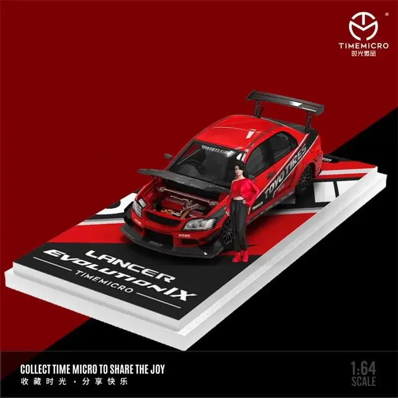 Time Micro 1:64 Lancer EVO IX Green / Red NFS limited999 Diecast Model Car