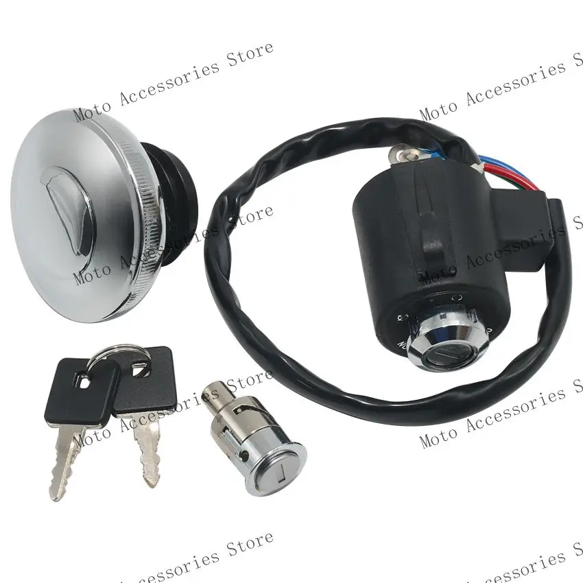 Motorcycle Fuel Cap Seat Lock Ignition Switch With Key Kit For Harley Davidson XL1200 C S SPORTSTER 1200 CUSTOM SPORT 61272-92C