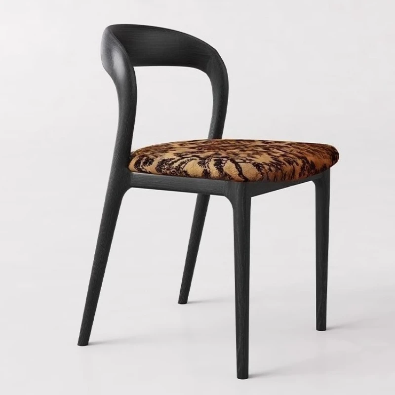

Wooden Vintage Dining Chairs Vanity Modern Nordic Accent Dining Chairs Living Room Designer Sillas Para Comedor Home Furniture