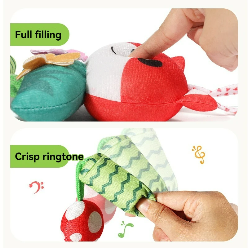 Baby Soft Hanging Rattle Toys Bed Hanging Teething Rattle Toys Newborn Crib Bed Hanging Toy For Babies Development 0 12 Months