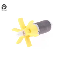 Aquarium Water Pump Yellow Replacement Filter Impeller Rotor Includes Shaft Bearing Pump RotorMicro Aquarium Pump Accessories