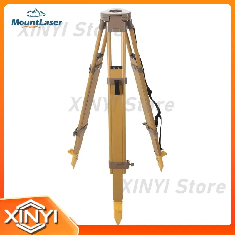 Heavy Duty Wooden Tripod for Total Station GNSS RTK Auto Level Theodolite RTW20B-FCD Surveying Equipment Tripod Stand for