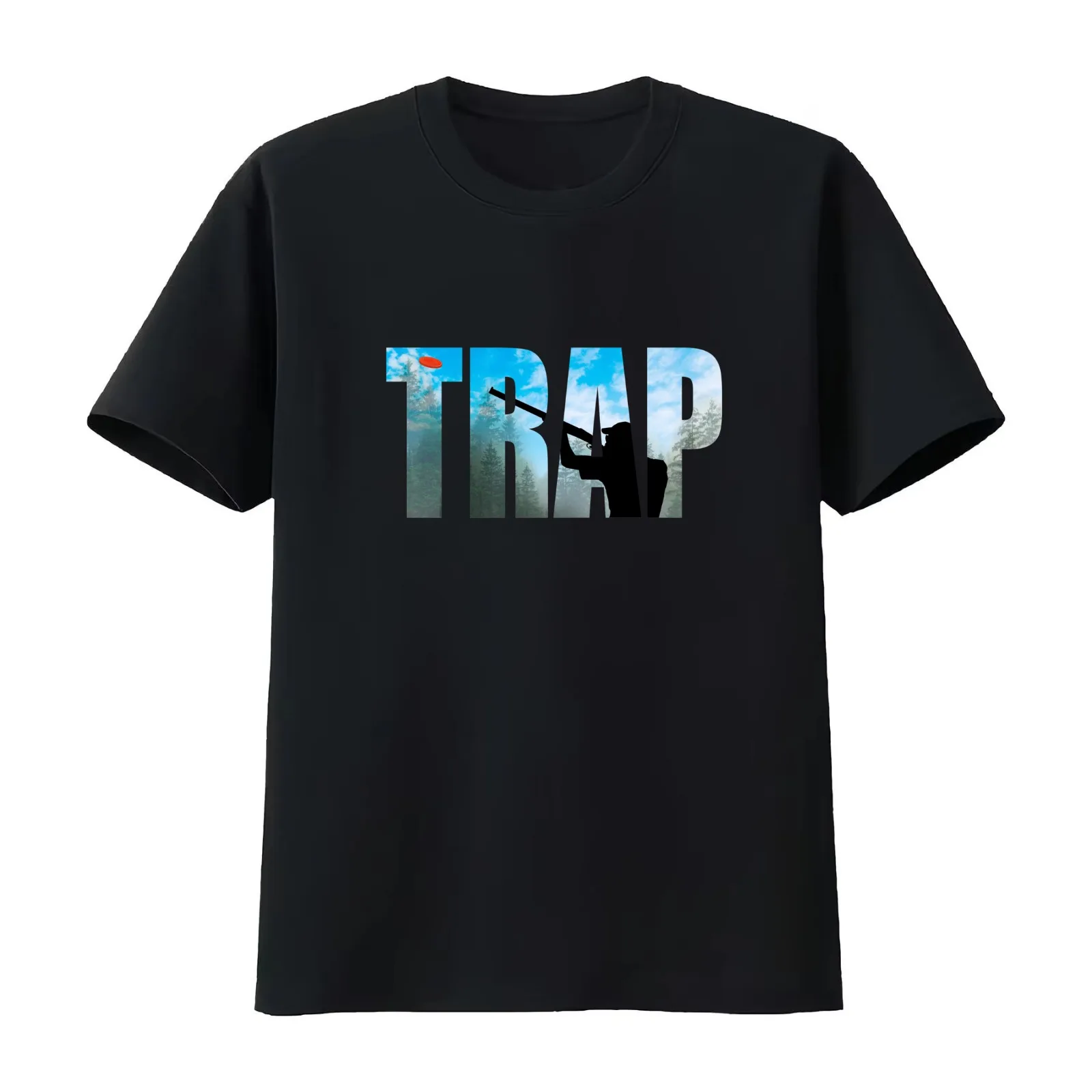 Clay Pigeon Trap Shooting Shot Gun Target Practice Gifts T-Shirt Summer Casual Cotton Tee Oversized Streetwear Tops