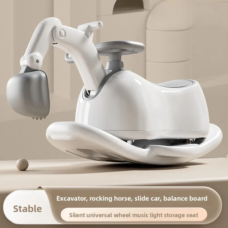Manufacturer Spot Multi-functional Peanut Yo-cart Children Rocking Horse