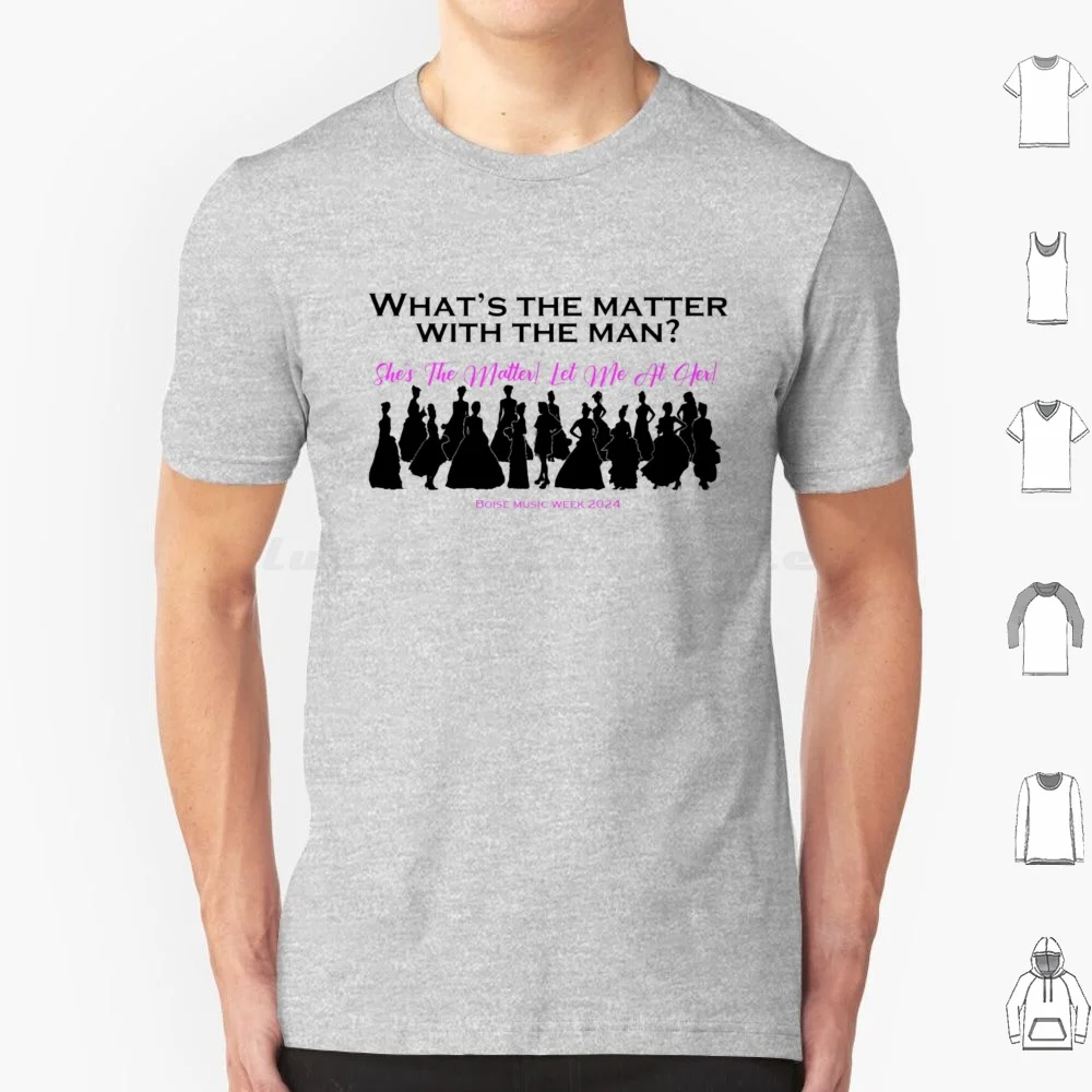 ما هو المهم مع الرجل؟ تي شيرت قطن للرجال والنساء مطبوع يدويًا 2024 #1