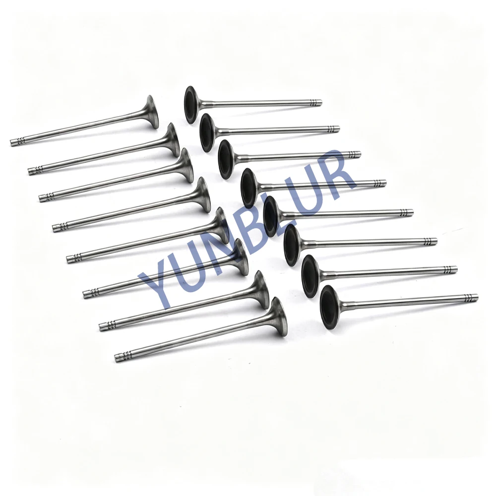 Engine Intake & Exhaust Valve Kit Fit 1.6 L N13 N14 N18 EP6 For 10-15 BMW 114i 116i 118i CITROEN MINI OPEL PEUGEOT 11347585901