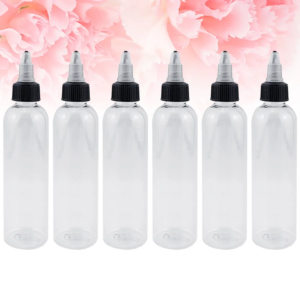 15Pcs Empty Tattoo Ink Bottles Large Capacity Lightweight Pigment Storage Bottles Leakproof Accessories for Ink Pigment Liquid
