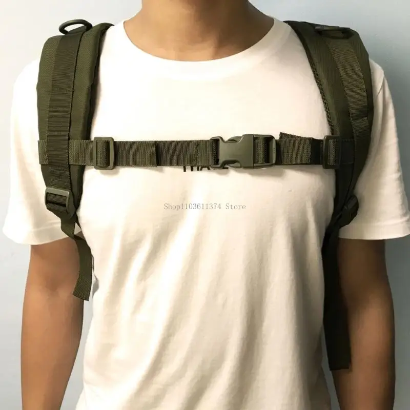 

Adjustable Backpack Chest Strap Outdoor Backpack Shoulder Strap Fixed Belt Strap Quick Release Belt Durable Chest Strap