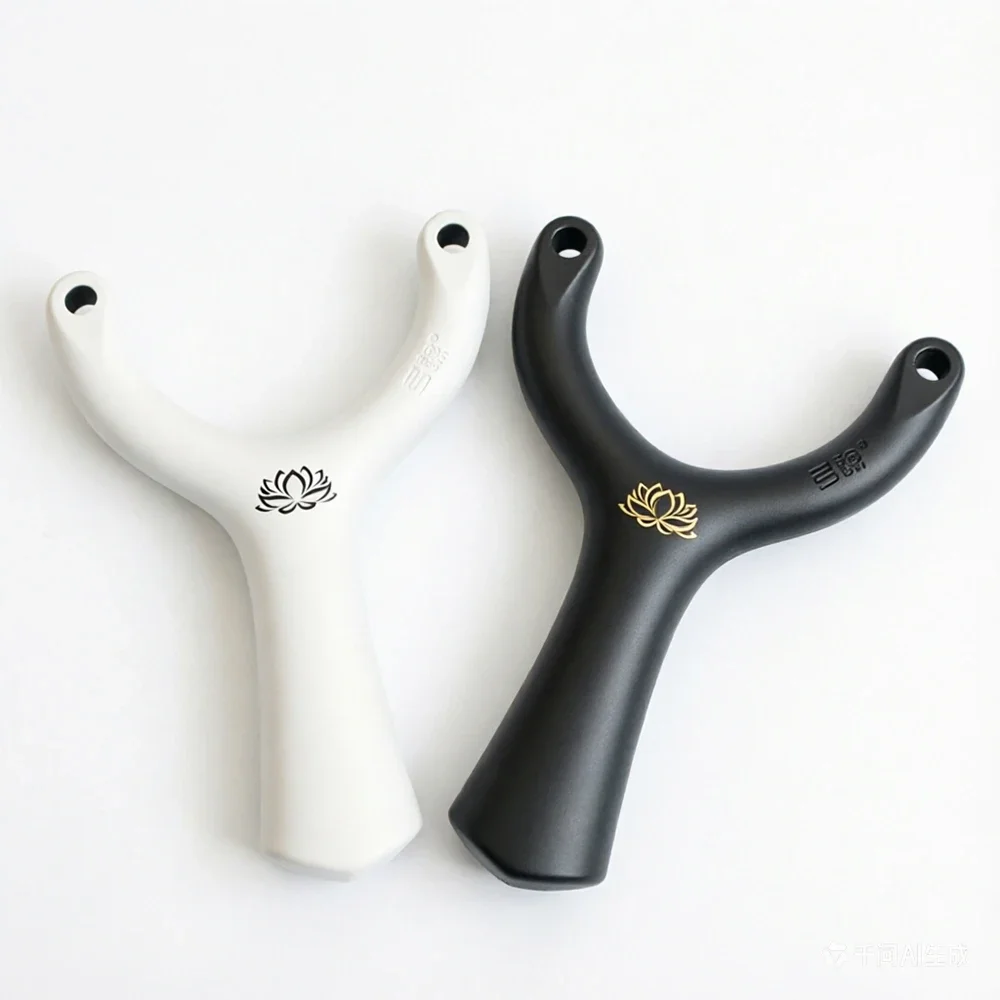 

Усиленная рогатка из АБС-пластика для соревнований, мощная рогатка для охоты и стрельбы на открытом воздухе, черно-белая