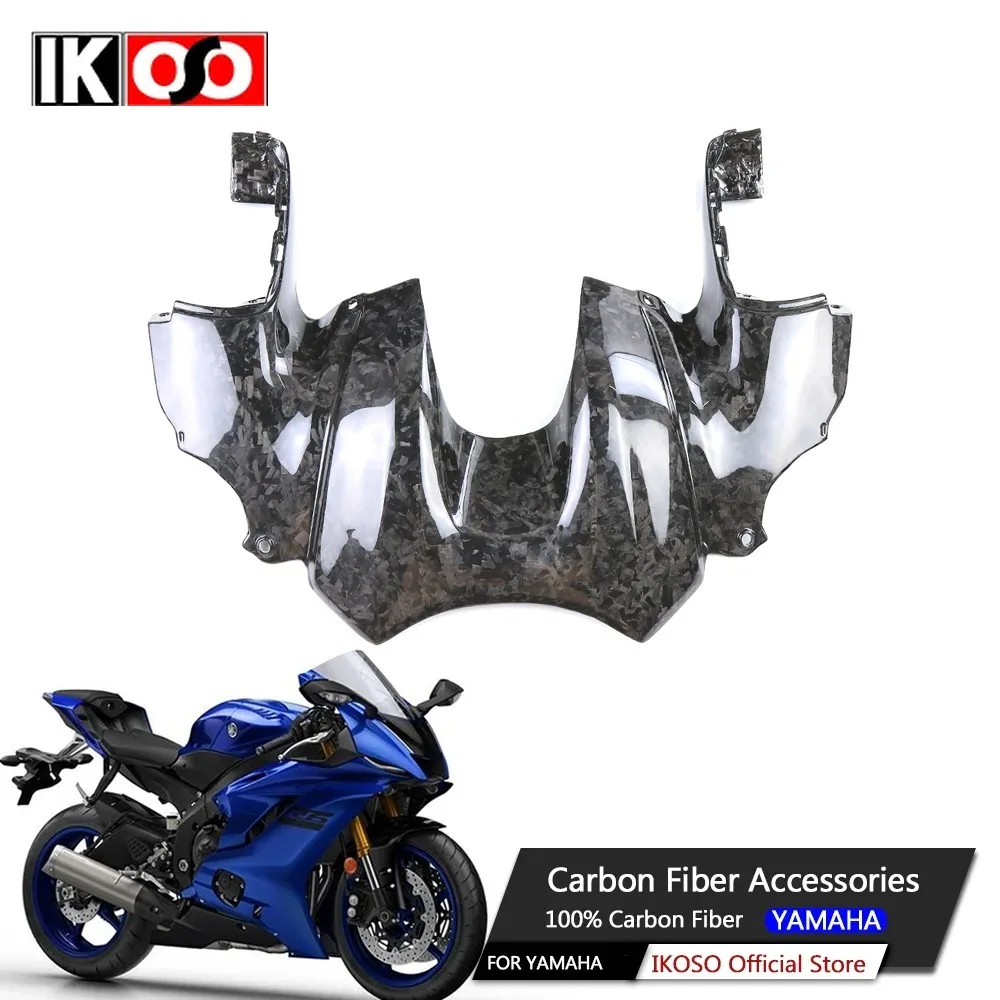 100% Pure 3K Dry Carbon Fiber Fuel Tank Front Cover Fairing for Yamaha MT09 FZ09 2020 2021 2022 2023 2024 Motorcycle Accessories