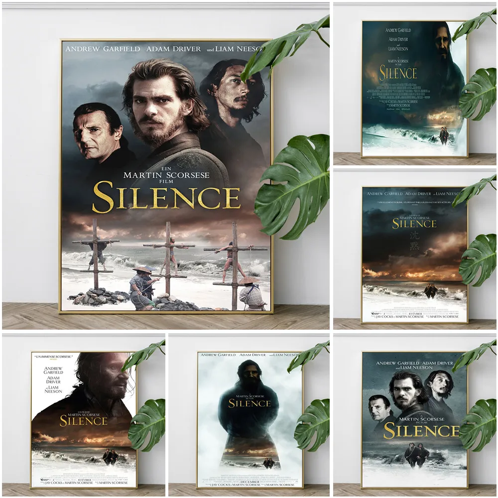 Silence Epic Historical Drama Film Poster Movie Art Print Modern Wall Picture Canvas Painting Home Decor