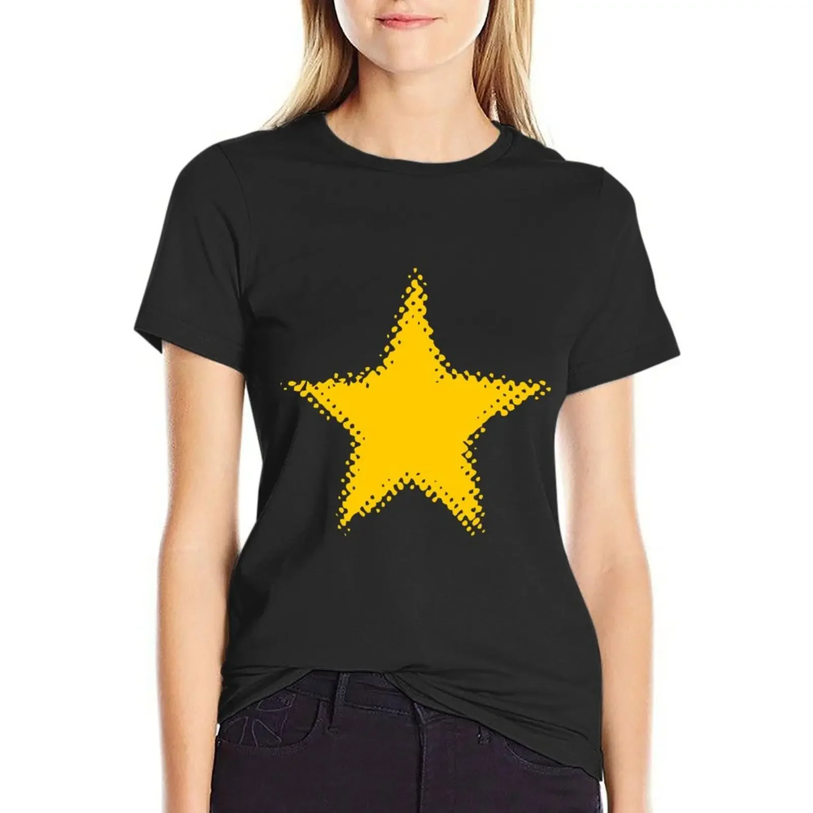 

Star; Stern T-Shirt female vintage customizeds sweat western t shirts for Women