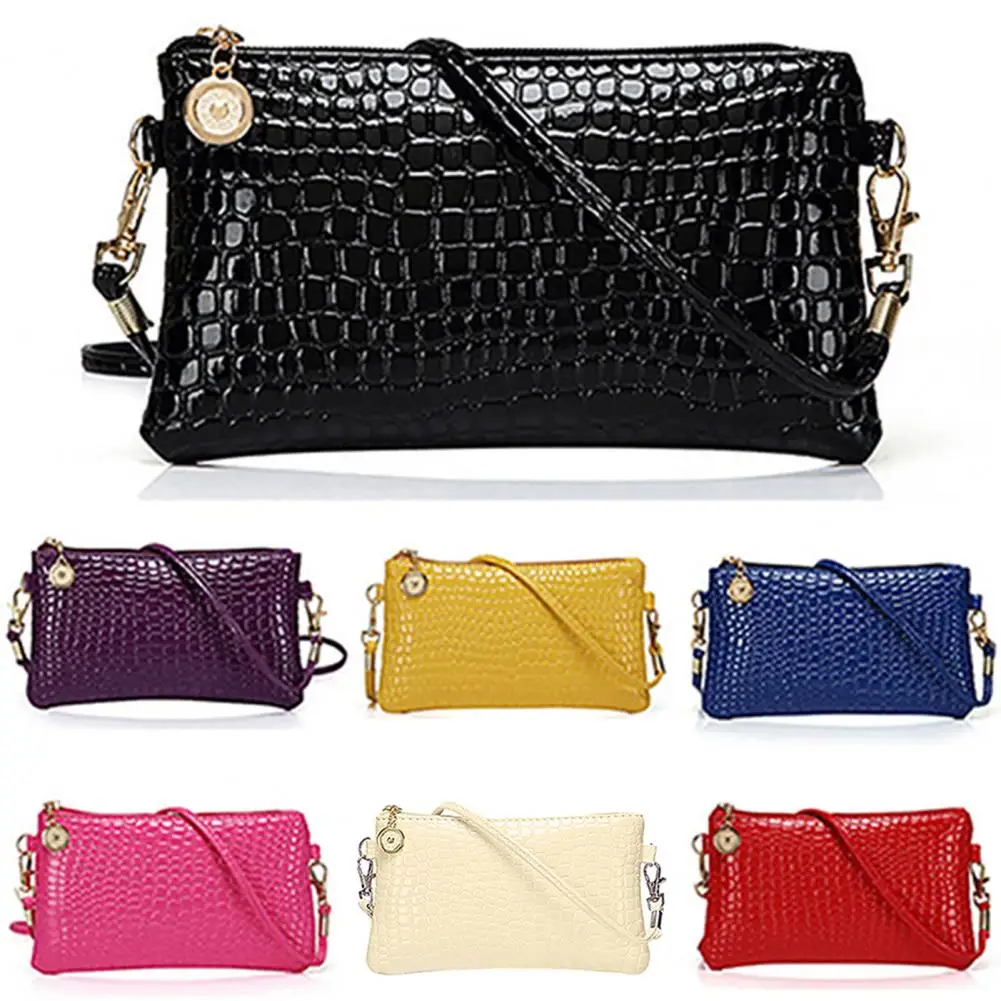 Ladies Shoulder Bag Crossbody Purse Leather Wallet Bag Retro Casual Women Fashion Small Messenger Bag Wallet Phone Pouch