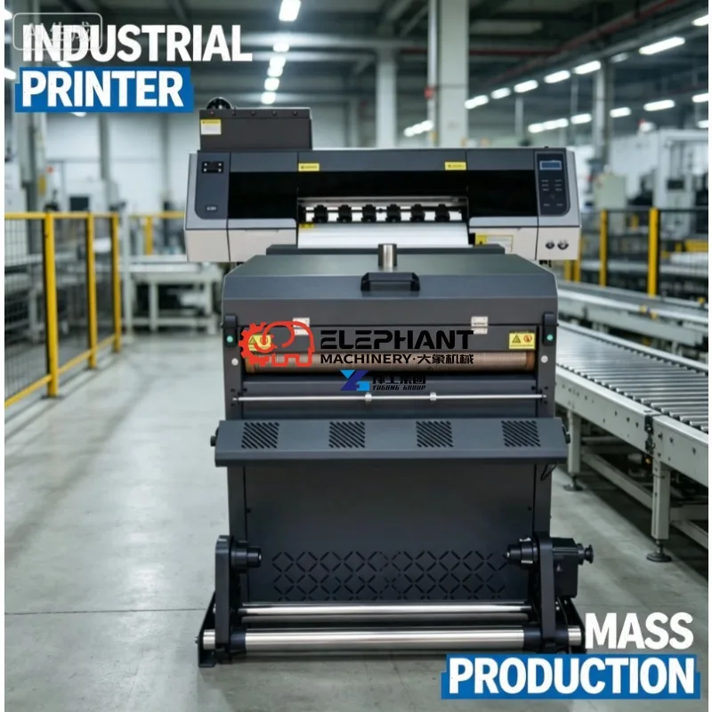 4-Head Digital Inkjet DTF T-Shirt Printer New Condition with 1-Year Warranty Powder Shaking DTF Shaker Machine