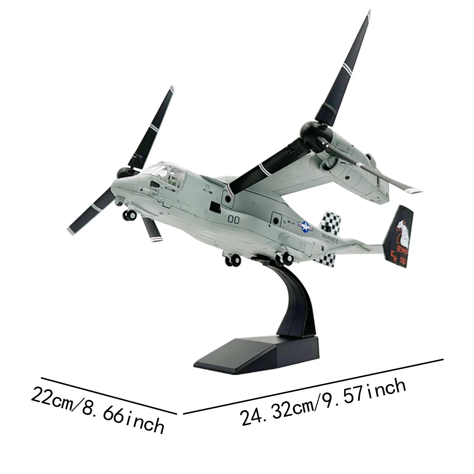 1/72 نموذج هليكوبتر هدية عيد ميلاد ديكور الطاولة للرف