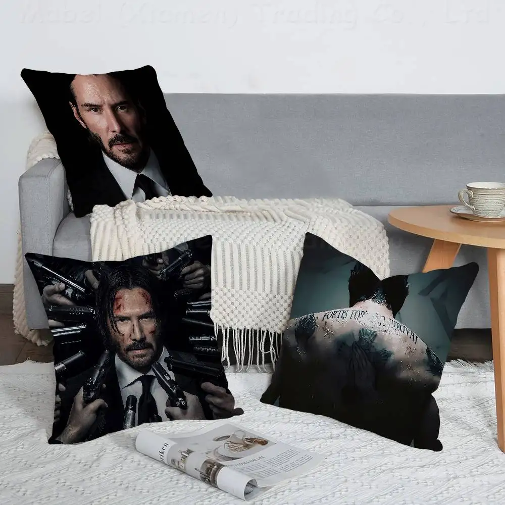 Movie John Wick Cushion Cover 30x50 Polyester Sofa Cushions Decorative Throw Pillows Home Decoration Pillowcover
