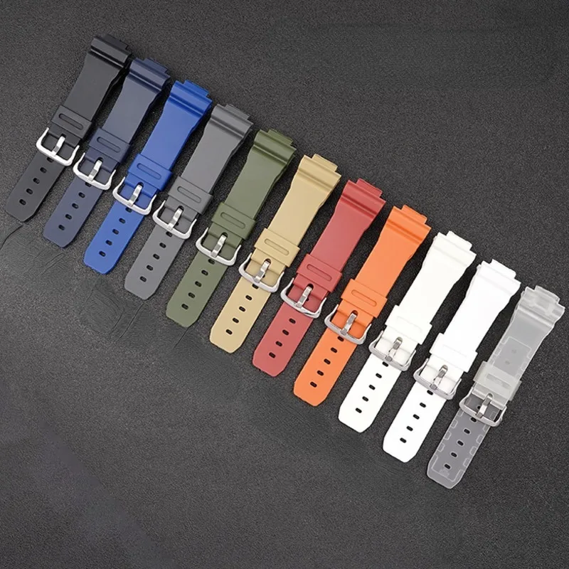 Waterproof Resin Watch Strap For Casio G-shock GBD-800 GBA-800 GMA-B800 810 GBD-800 GA-800 Replacement Watchband