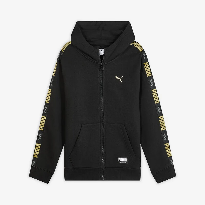 

Puma Originals Men's Hooded Classic Printed Loose Long Sleeve Jacket 636309-01