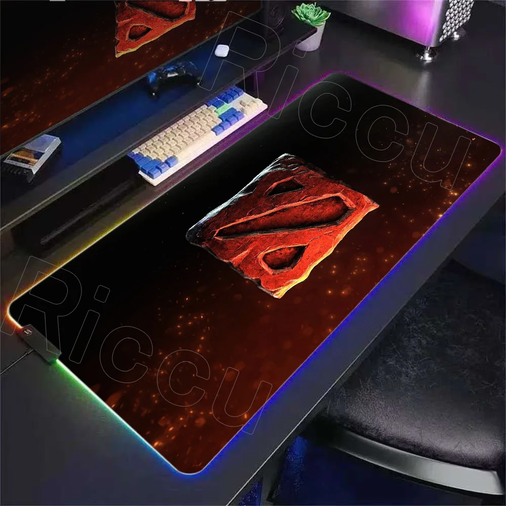 Big 1200×600mm DOTA 2 Large RGB Mouse Pad Laptop XXL Gaming Mousepad LED Mice Pad Gamer Carpet Mausepad PC Desk Mat with Backlit - Image 3