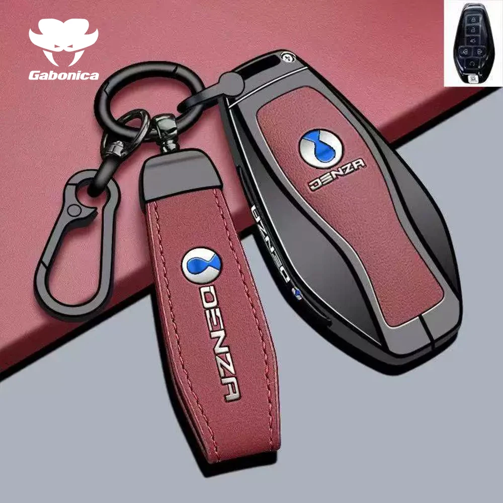 Neues Zinklegierungs-Autoschlüsselgehäuse für DENZA N9 D9 B5 B8 2025 2026 Schlüsselanhänger Smart Remote Schutzhülle Gehäuse Halter Zubehör – Detail 9