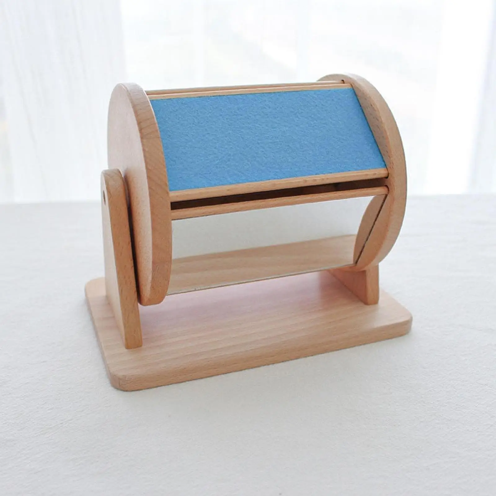 Jouet pour bébé à tambour rotatif, reconnaissance des couleurs des motricité Fine avec roulement par miroir