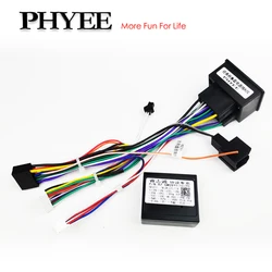 CAN Bus Wiring Harness Adapter, 16 Pin Connector Android Cable, for Chevrolet Cruze, Spark, Malibu, Onix, Aveo, Zafira, Insignia